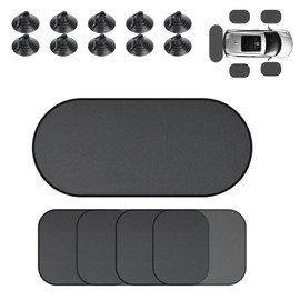 5-Piece Car Window Sunshade Set – Includes Rear and Side Window Covers with Suction Cups – UV Protection and Heat Reduction – Foldable and Easy to Install – Universal Fit for Most Vehicles