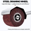 Pneumatic Metal Burnishing Machine,Air Sander Polisher for Wood Stainless Steel