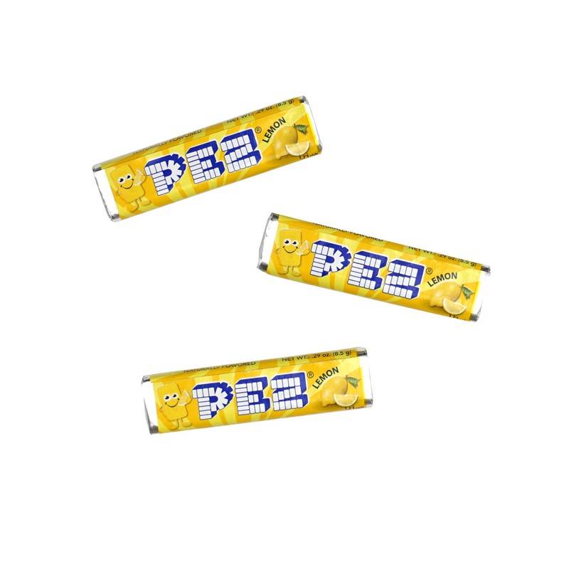 PEZ Candy Refills, Lemon Flavor, 4 Pound Bulk Bag (Approx.