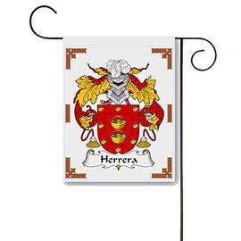 Herrera Coat of Arms/Herrera Family Crest 11 X 15 Garden Flag – Made in the U.S.A.