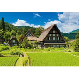 108 Piece Jigsaw Puzzle Cool Breeze Shirakawa-go (Gifu) Large Piece (26 x 38 cm)