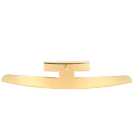 Banjo Armrest Musical Instrument Accessories Single Leg Polished Zinc Alloy Gold with Screws