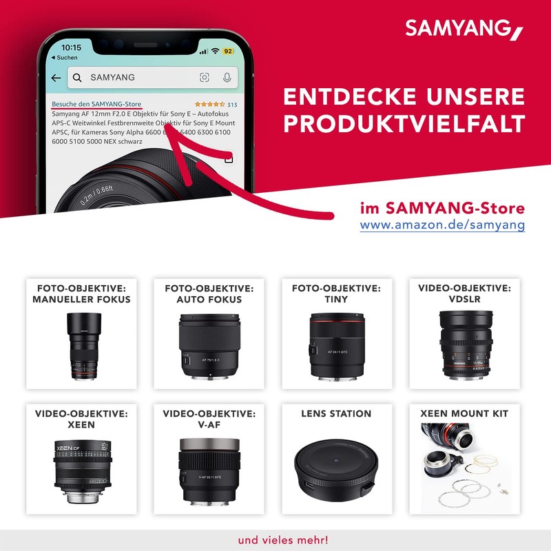 Samyang Lens Station für AF Sony E Objektive - Firmware-Update,