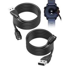 2PCS Watch Charger Cable for Garmin Smartwatch, Fenix 5 5S 5X Plus 6 6S 6X Pro 7 7S 7X, Forerunner 45 45S 245 Music 935 945, Vivoactive 3 4 4S, Approach S10 S40 S60,Vívomove 3S Sport,Venu Sq 2 Plus