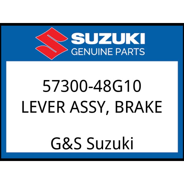 Suzuki OEM Part 57300-48G10 LEVER ASSY,BRAKE