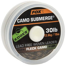 Hull Angling Centre Fox Edges Submerge Lead Free Leader 30lb(Fleck Camo) 10m CAC703