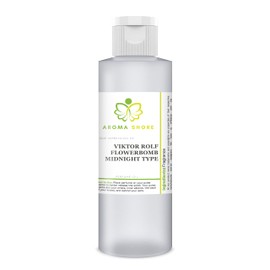 Aroma Shore Perfume Oil - Our Impression Of and compatible with Vik'Tor Rolf Flowerbomb Midnight Type, 100% Pure Uncut Body Oil Our Interpretation, Perfume Body Oil