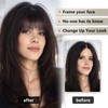 LEEONS Clip on Bangs for Women - Wispy Bangs Hair
