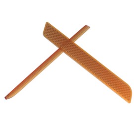 amavoler Orange Saddlebag Reflectors Latch Covers Safety Side Visibility Reflector Small Size Fit for Touring FLT FLHT FLHR…