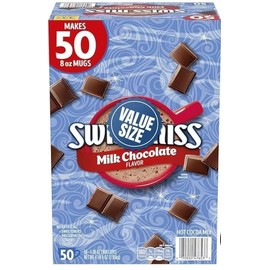 Milk Chocolate Hot Cocoa Mix Packets, 50 ct. (1 pack) + Dri Sticker