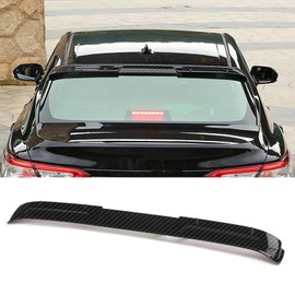 Roof Spoiler Compatible with Toyota Camry 2024 2023 2022 2021 2020 2019 2018 Rear Roof Spoiler Tail Wing(Glossy Black) (Carbon Fiber)