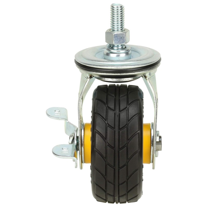 Rock-N-Roller 4" x 2" Ground Glider Wide Caster with Brake