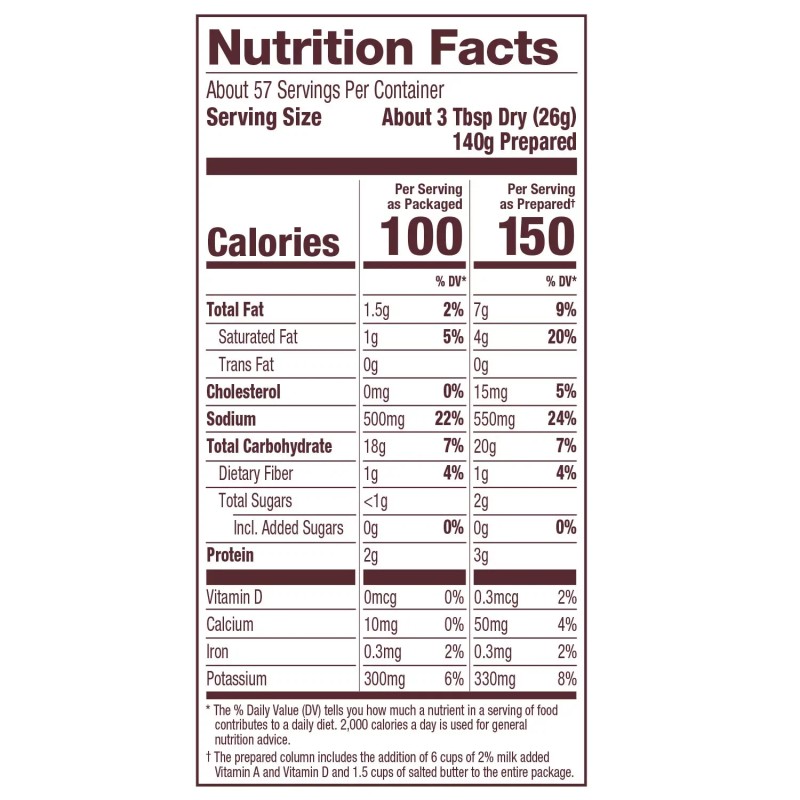 Hungry Jack 2 PACK Hungry Jack Mashed Potatoes (3.25 Lbs.)