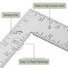 Mr. Pen- Framing Square, 8 inch x 12 inch, Silver,