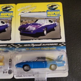 Johnny lightning 1970 PLYMOUTH SUPERBIRD  JOHNNY LIGHTNING 25TH ANNIVERSARY MOPAR set