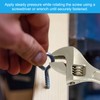 PATIKIL M8x115mm 4pcs 304 Stainless Steel Eye Screw Hook Self
