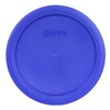 Pyrex (3) 7202-PC 1-Cup Cadet Blue, (3) 7200-PC 2-Cup Blue,