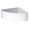 Asbel Bath Bathroom Lux MG Corner Rack (Magnet) White 12.2