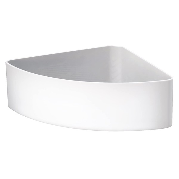 Asbel Bath Bathroom Lux MG Corner Rack (Magnet) White 12.2 x 9.1 x 3.4 inches (30.9 x 23 x 8.6 cm)