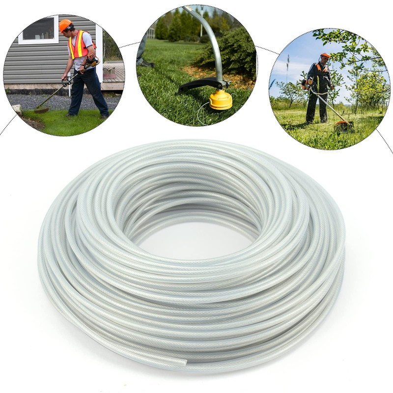 URHELP Trimmer Line 40m x 3mm Heavy Duty Strimmer Wire