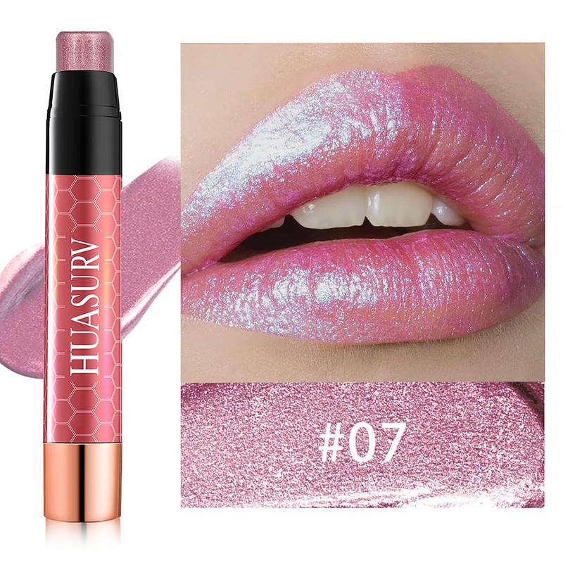 TikTok's Popular Lipstick, Glitter Included, Anti-Falling, Glossy, Metallic Lip Gloss,