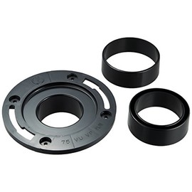 Kakudai 465-659 Toilet Floor Flange with Stainless Steel Screws