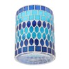 Mosaic Votive Candle Holder Handcrafted Glass Tea Light Holder for