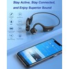 YouthWhisper 【Knochenleitungskopfhörer】Kabelloses Bluetooth-Headset, offener Ohrhörer, wasserdichte Leitungskopfhörer, leichtes Sport-Headset, USB-C-Ladung,