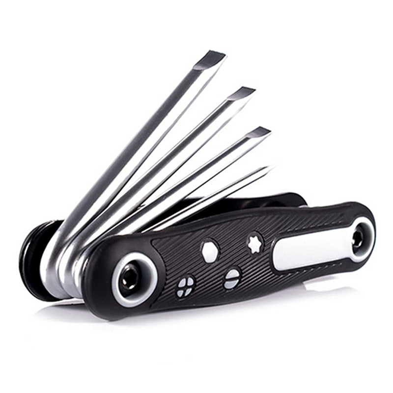 BOROCO 8 in 1 Multifunction Folding Screwdriver Set Portable Phillips