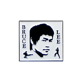 GBJUK Bruce Lee Martial Arts Enamel Pin Lapel Badge with Butterfly Clasp Back