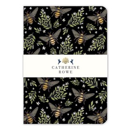 Catherine Rowe Bees A5 Notebook