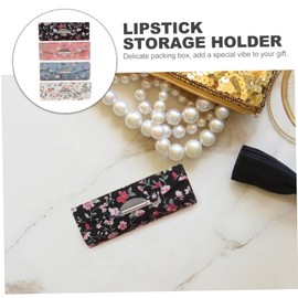 TOVINANNA Makeup Organizer for Vanity 4pcs Lipstick Box Holder Lipstick Organizing Bag Cosmetic Storage Box