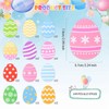 FOBSME 144 Pieces Mini Easter Egg Cutouts Small Paper Egg