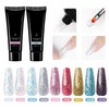9 Colors Nail Extension Gel Kit Crystal Extension Gel Quick