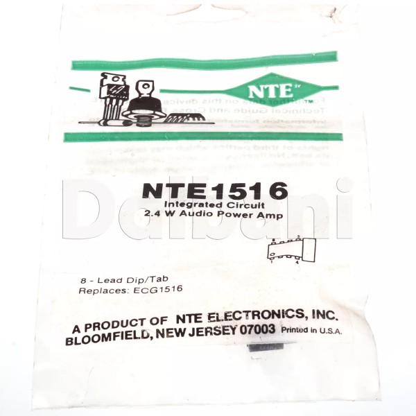NTE1516 Original NTE Semiconductor ECG1516, UPC1212C, UPC1213C