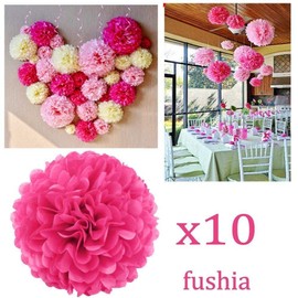 JZK® Paper Flower Balls Fan Lantern Honeycomb Decoration Wedding Baptism Birthday Party etc.