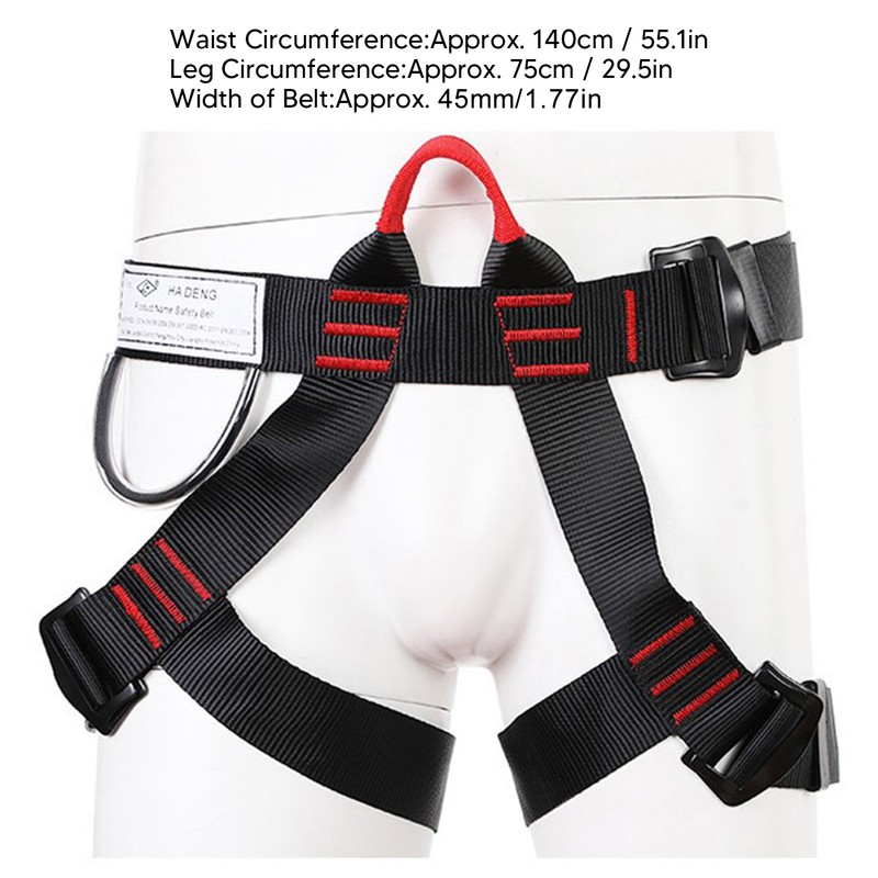 Half Body Climbing Harness Strong Bearing Capacity High Safety Free