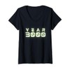 Womens Year 3000 Future V-Neck T-Shirt