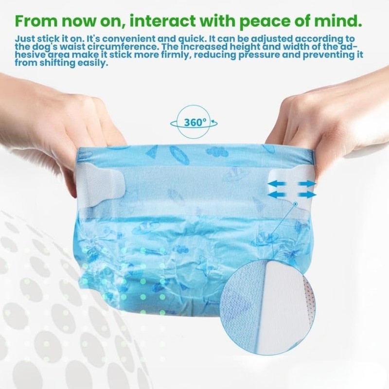 Leakproof Rabbit Diapers – Disposable Bunny Pet Diaper for Small