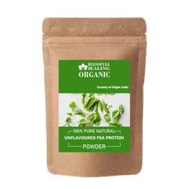 Blessfull Healing Blessfull Healing Organic Unflavoured Pea Protien Powder 100% Pure Natural 200 Gram / 7.05 oz