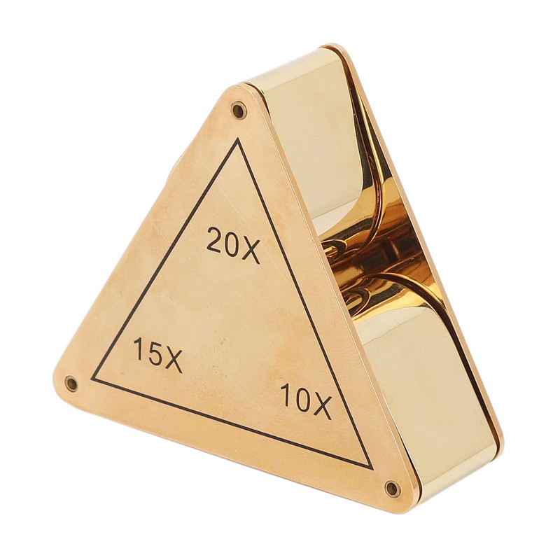 10X 15X 20X Folding Magnifying Glass Portable Pocket Magnifier for