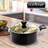 NutriChef Non-Stick Casserole with Lid - High-Qualified Kitchen Cookware with