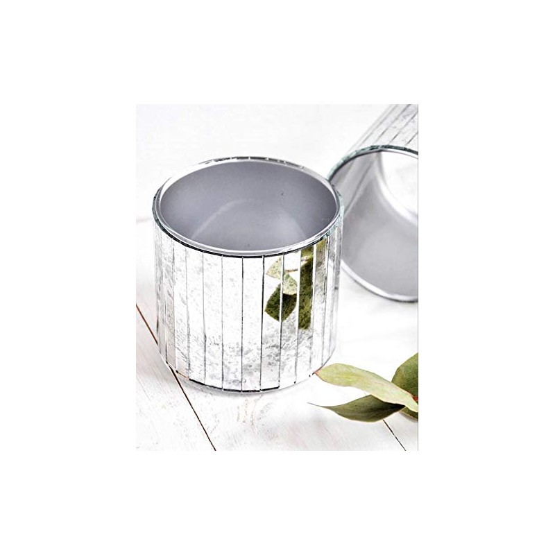 NUO RUI 5/8" x 2" Rectangular Mirror Mosaic Tiles Craft