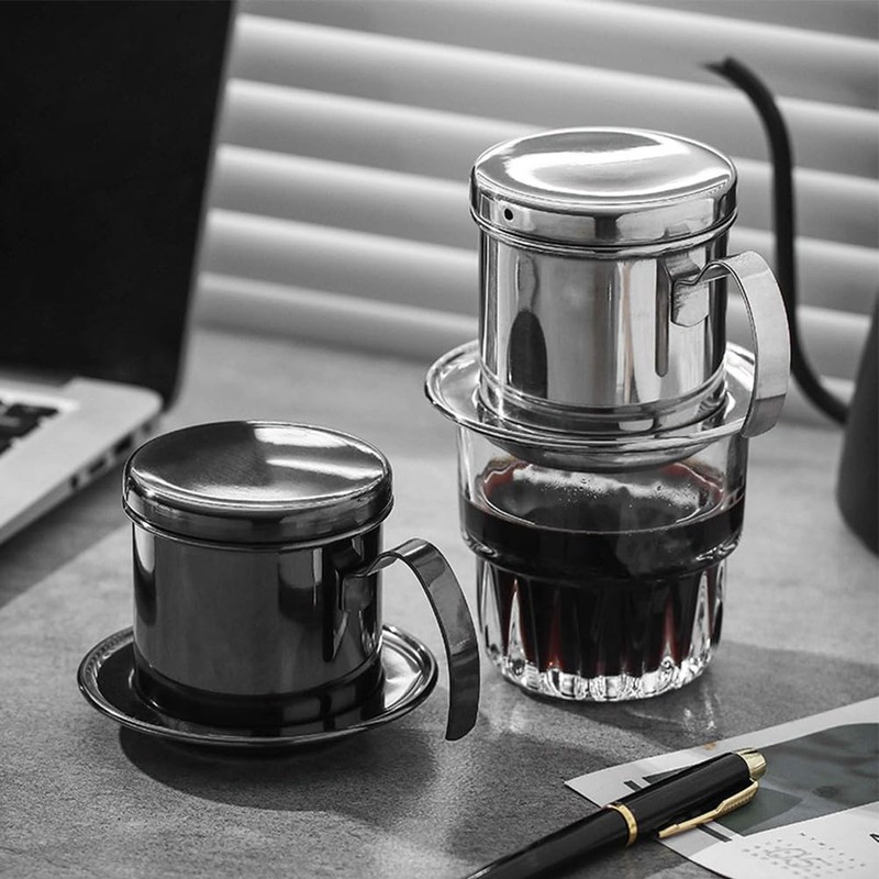 Vietnamese Coffee Filter, Stainless Steel Coffee Mocha Dropper, Coffee Dripper