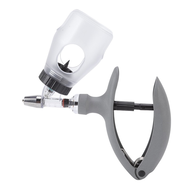 Animal Injector Gun Adjustable Continuous Syringe Drench Gun Automatic Vaccine