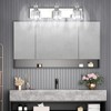 Ralbay Crystal Vanity Light Fixtures 3 Light Modern Crystal Bathroom