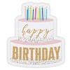 Slant Collections Donut Shaped Die-Cut Disposable Paper Party Napkins, 20-Count,