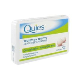 Quies Wax Ear Plugs 12 Pairs by Quies