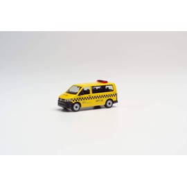 herpa VW T6 Bus Fraport/Masu APT 20 Inch in Miniature for Crafts Collecting and as a Gift, 095112, Multi-Coloured