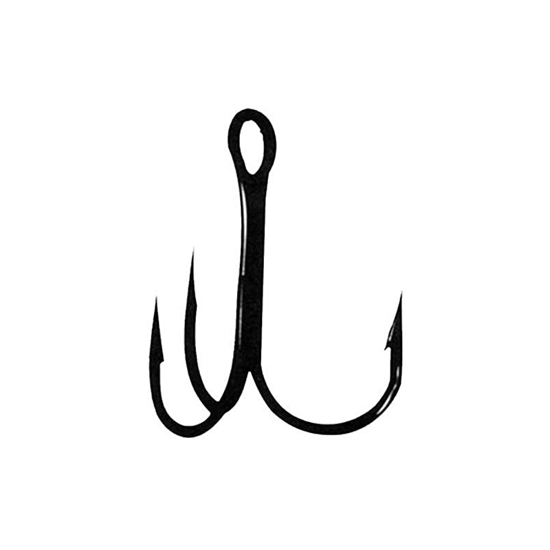 Gamakatsu 47107.5 Treble Round Bend Loose Hooks (11 Pack), Size